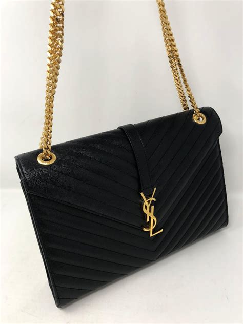 ysl black purse price|ysl purse all black.